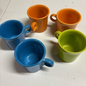Fiesta 4 Colorful Ceramic Mugs